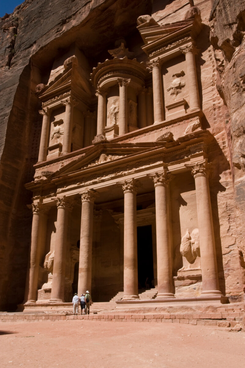 Petra in Jordan — The famous Treasury of Petra, Jordan — Archaeology, Jordan, Petra, Treasury