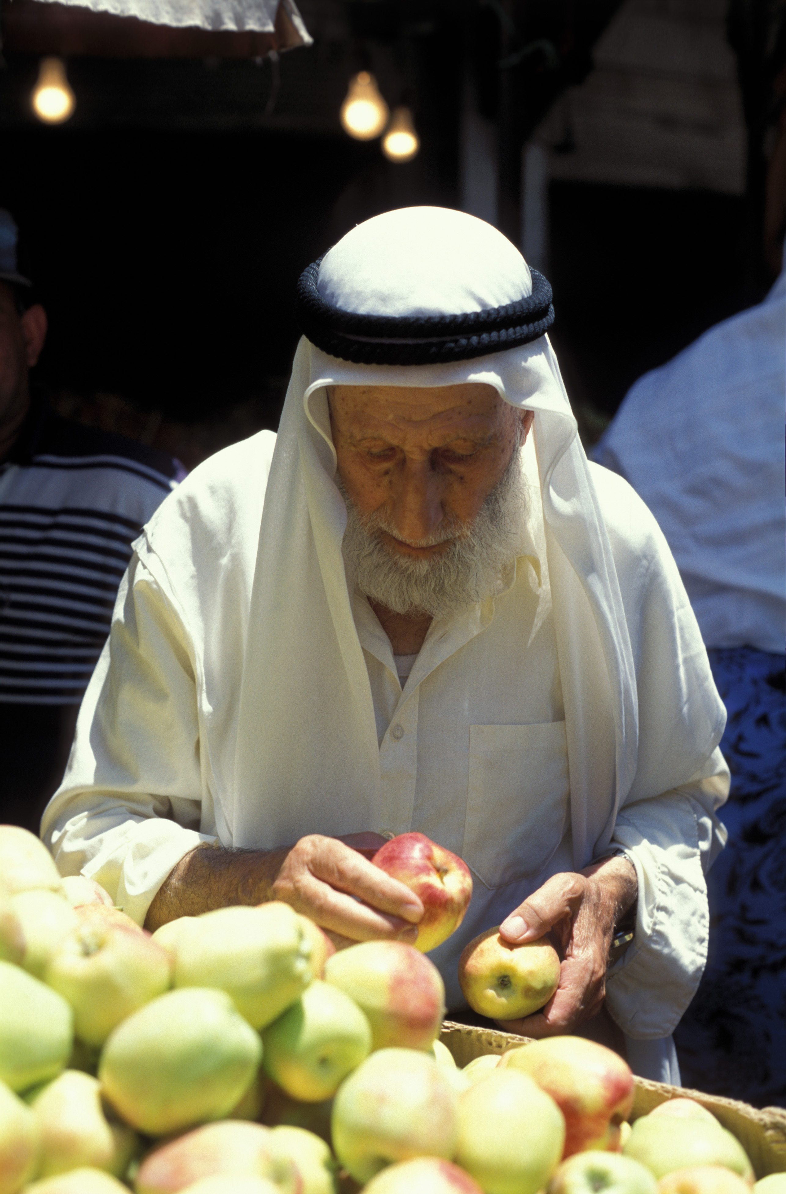 Elderly man in Jordan