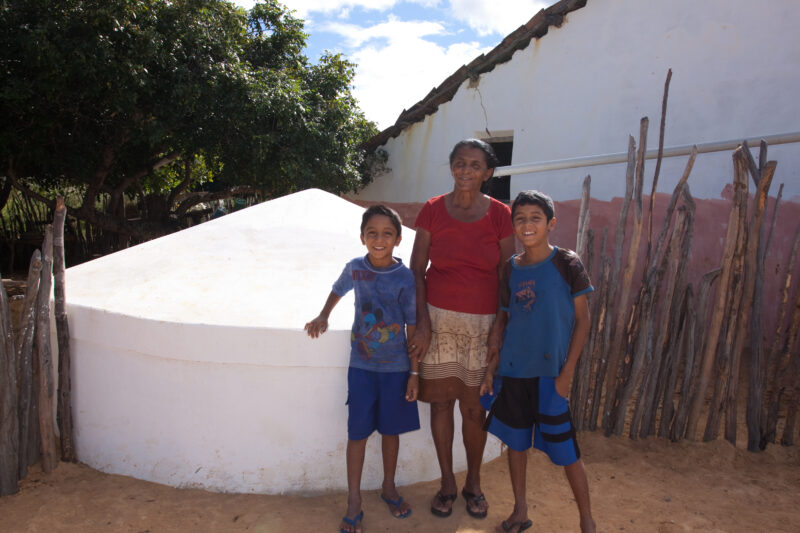 Rain Water Storage — People living in a poor desert community in rural Brazil get new water systems for their homes and schools, thanks to a volunteer group ...