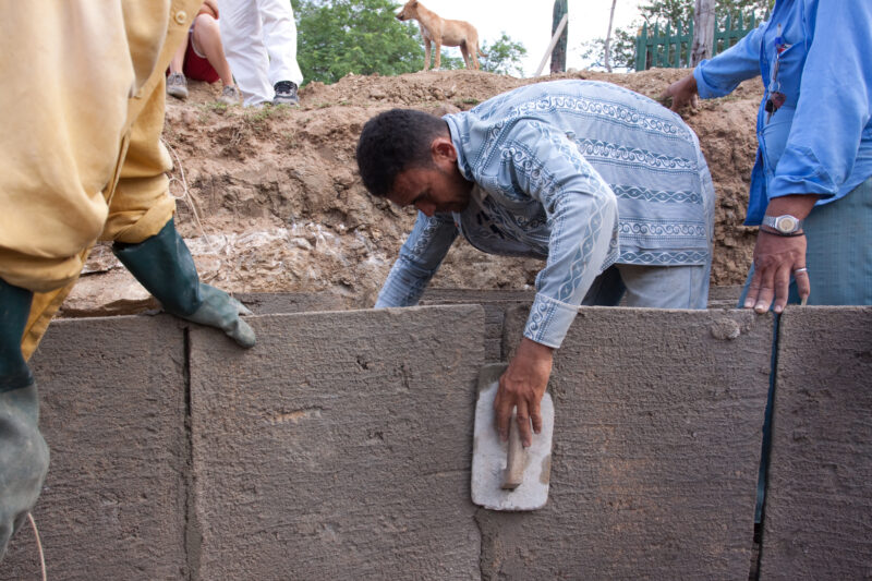 Building a Water Tank — People living in a poor desert community in rural Brazil get new water systems for their homes and schools, thanks to a volunteer gro...