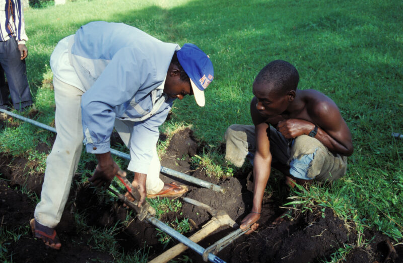 Water System — Africa, Uganda, water, water systems, pipe