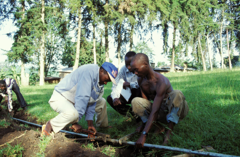 Water System — Africa, Uganda, water, water systems, pipe