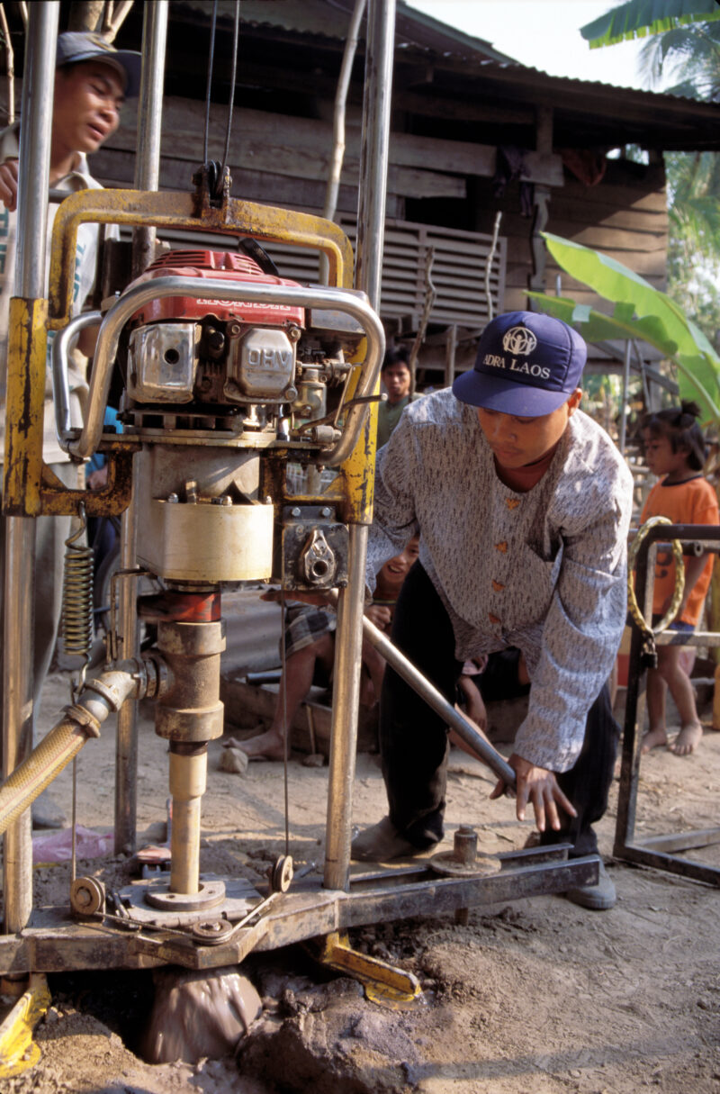 Drilling for Water — Throughout S.E — Water, drilling, well, wells, Asia