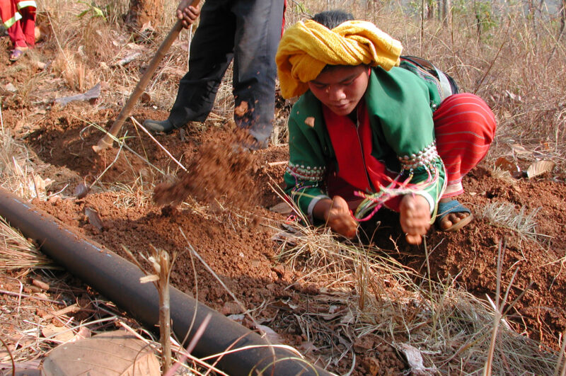 Gravity Fed Water System — Water, water system, gravity fed, villagers, ethnic