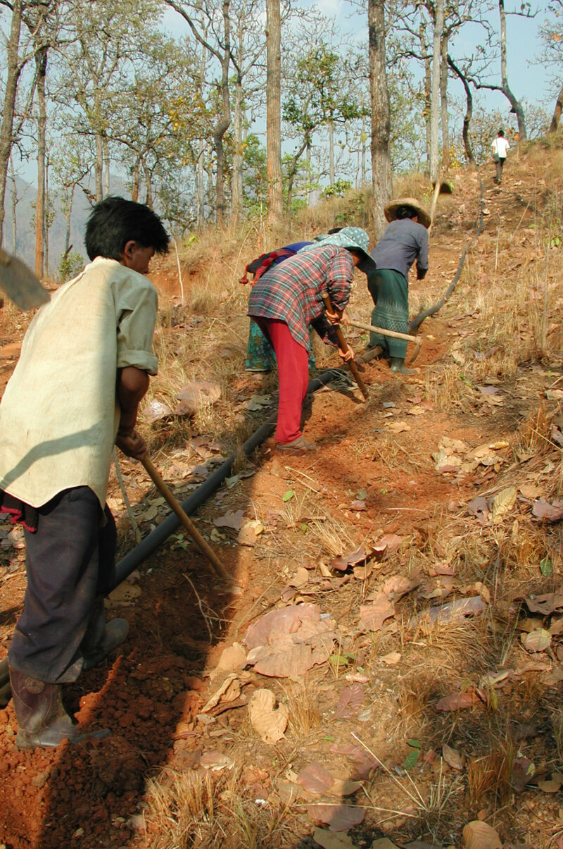 Gravity Fed Water System — Water, water system, gravity fed, villagers, ethnic