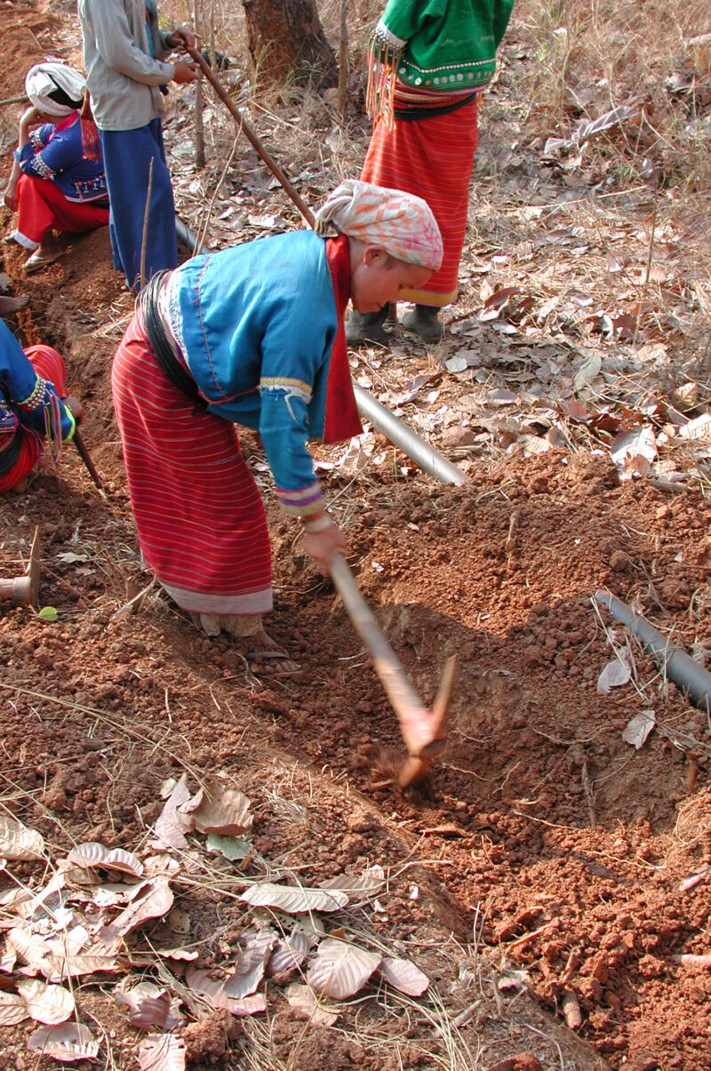 Gravity Fed Water System — Water, water system, gravity fed, villagers, ethnic