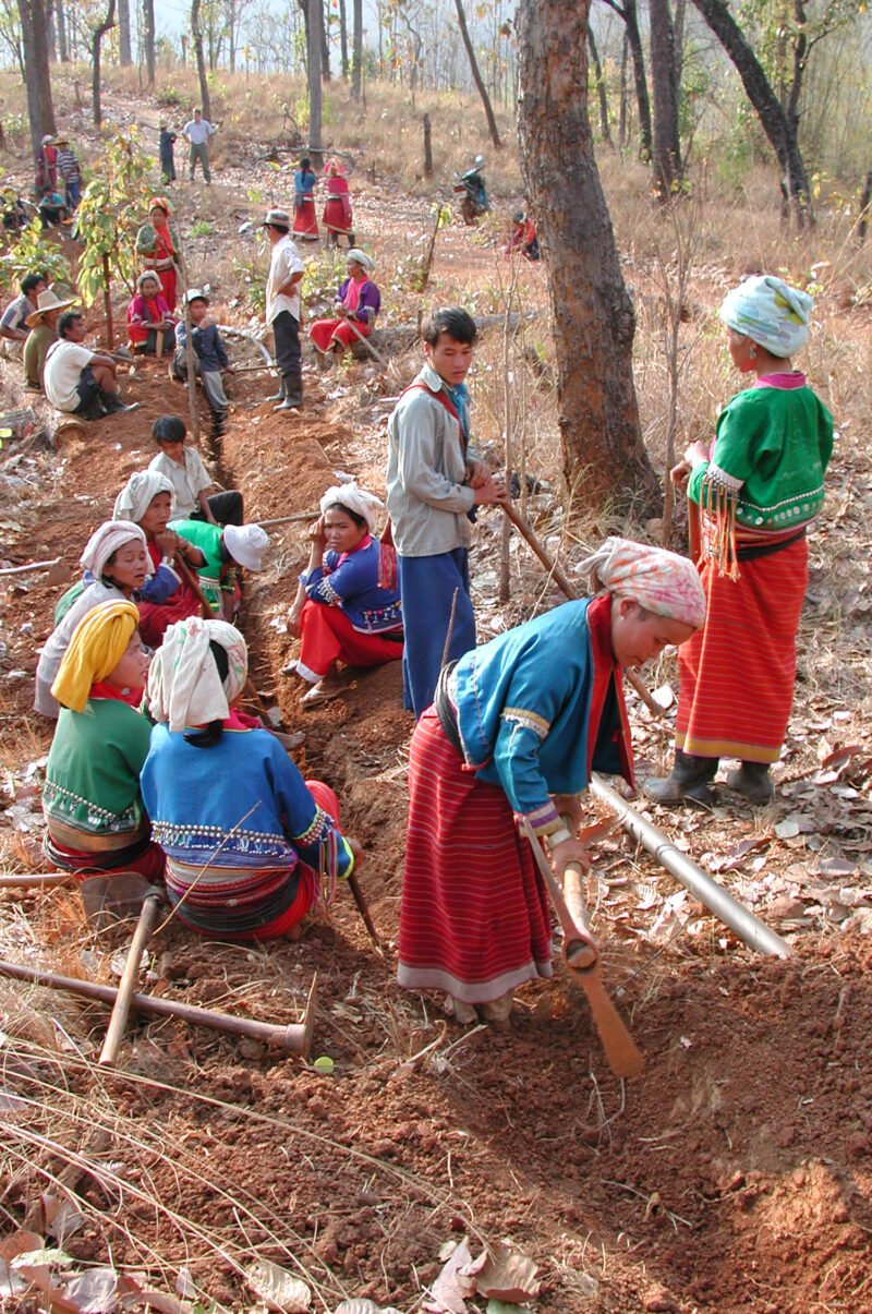 Gravity Fed Water System — Water, water system, gravity fed, villagers, ethnic