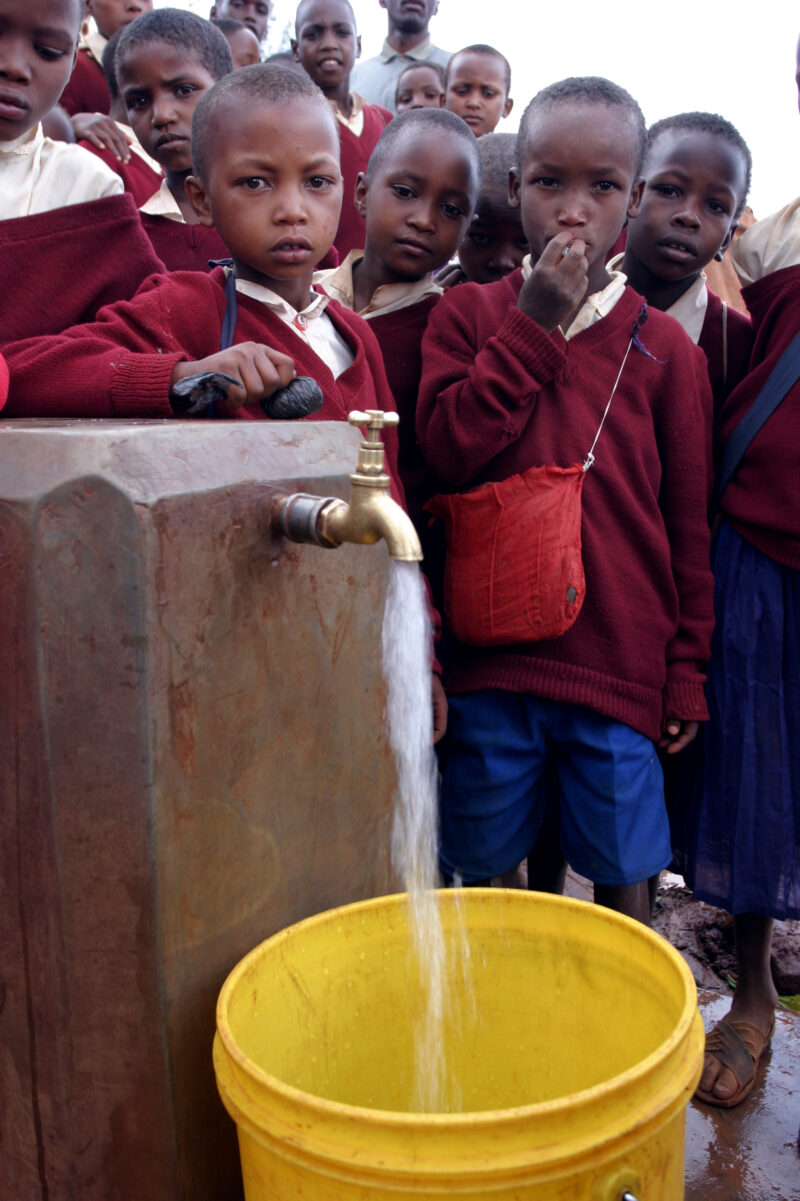 Water for the School in Tanzania — People living in Hanang District of Tanzania, now enjoy an extensive, gravity fed water system that brings water from moun...
