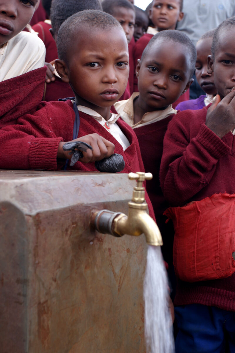 Water for the School in Tanzania — People living in Hanang District of Tanzania, now enjoy an extensive, gravity fed water system that brings water from moun...