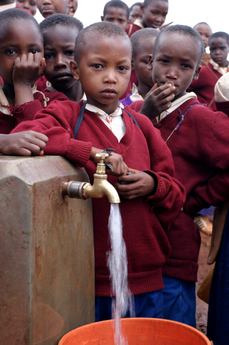 Water for the School in Tanzania — People living in Hanang District of Tanzania, now enjoy an extensive, gravity fed water system that brings water from moun...