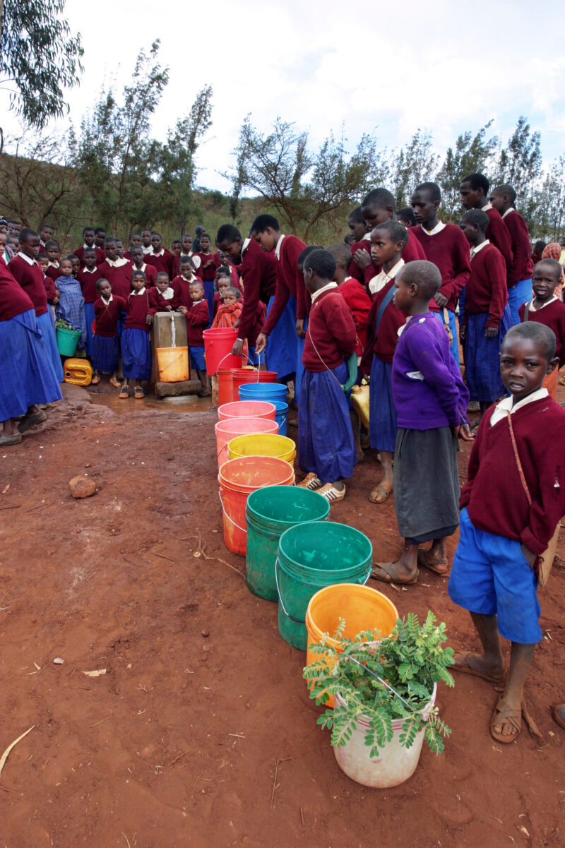 Water for the School in Tanzania — People living in Hanang District of Tanzania, now enjoy an extensive, gravity fed water system that brings water from moun...