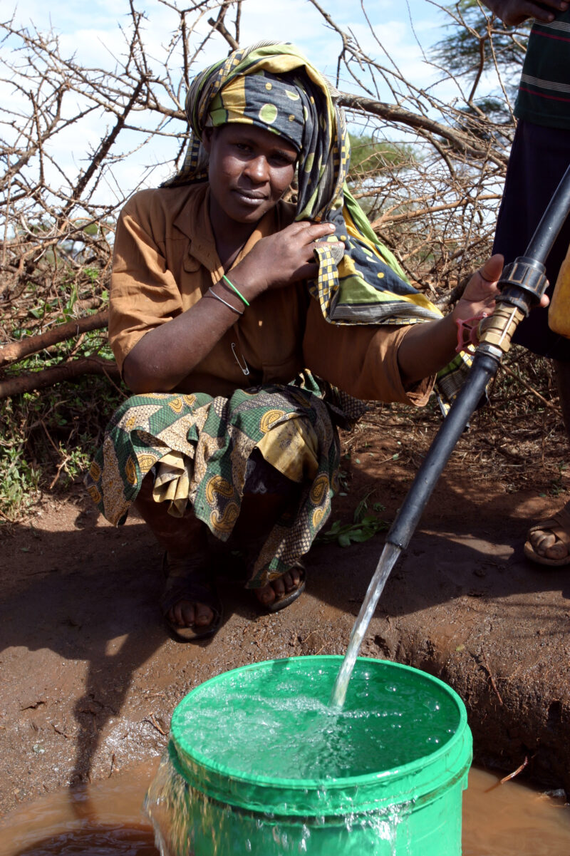 Water from Gravity-Fed System in Tanzania — People living in Hanang District of Tanzania, now enjoy an extensive, gravity fed water system that brings water ...