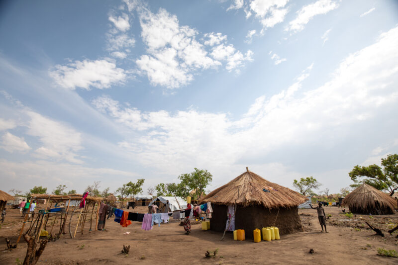 Refugee Housing — Refugees from South Sudan given a small plot of land in their host country of Uganda to build a small house. — Refugee, Refugee Settlement,...