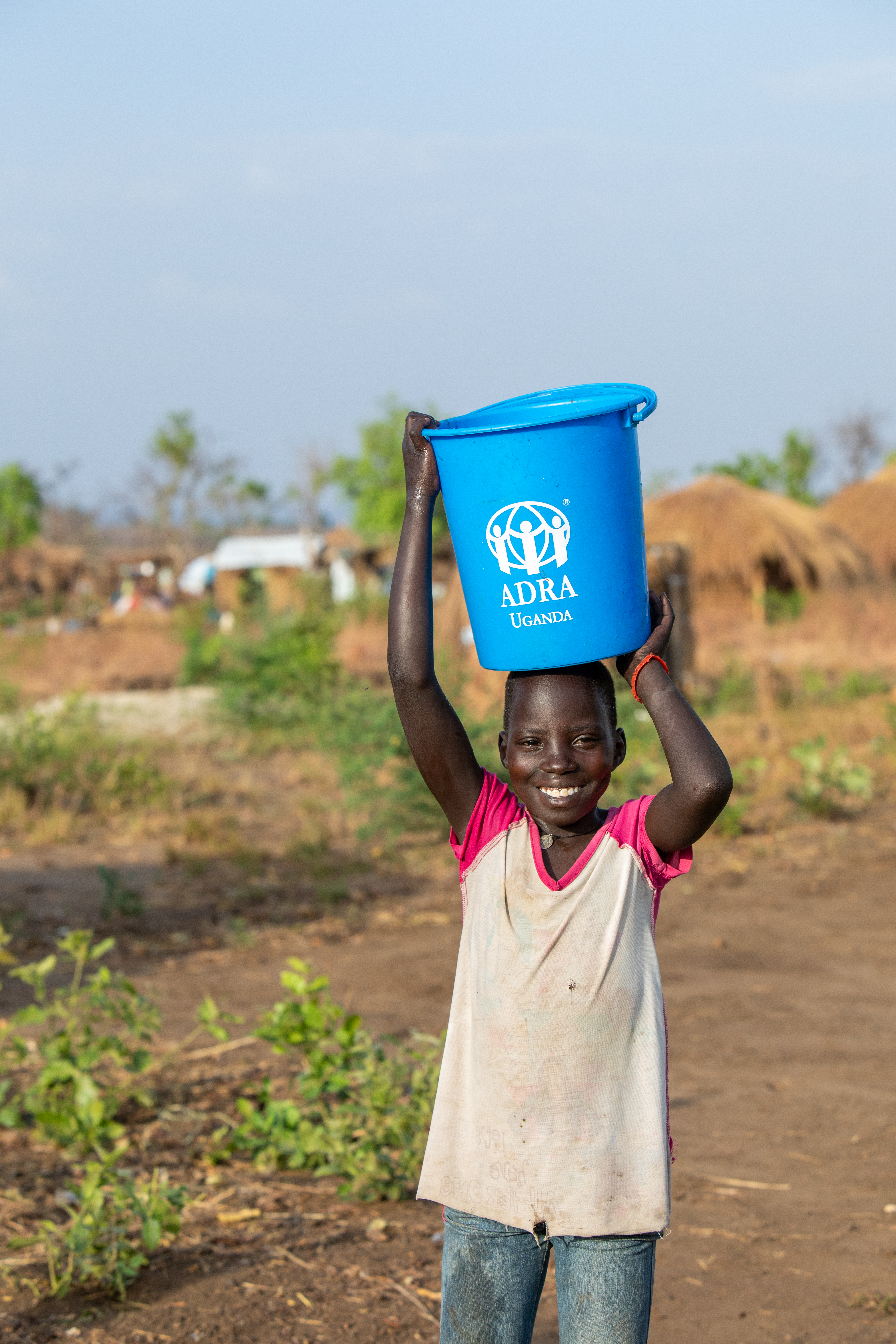 Collecting Water in the Refugee Settlement