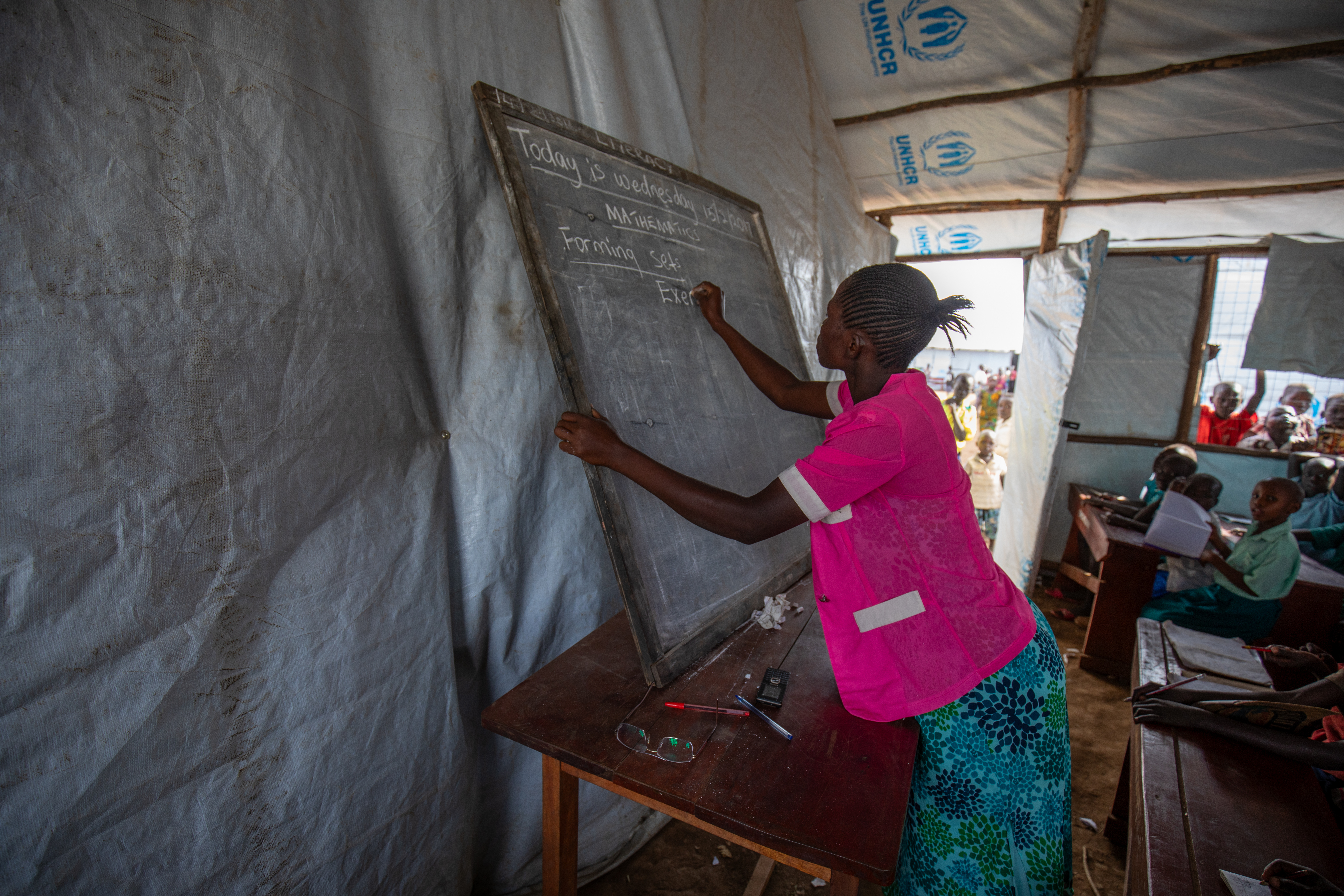 School in the Refugee Settlement