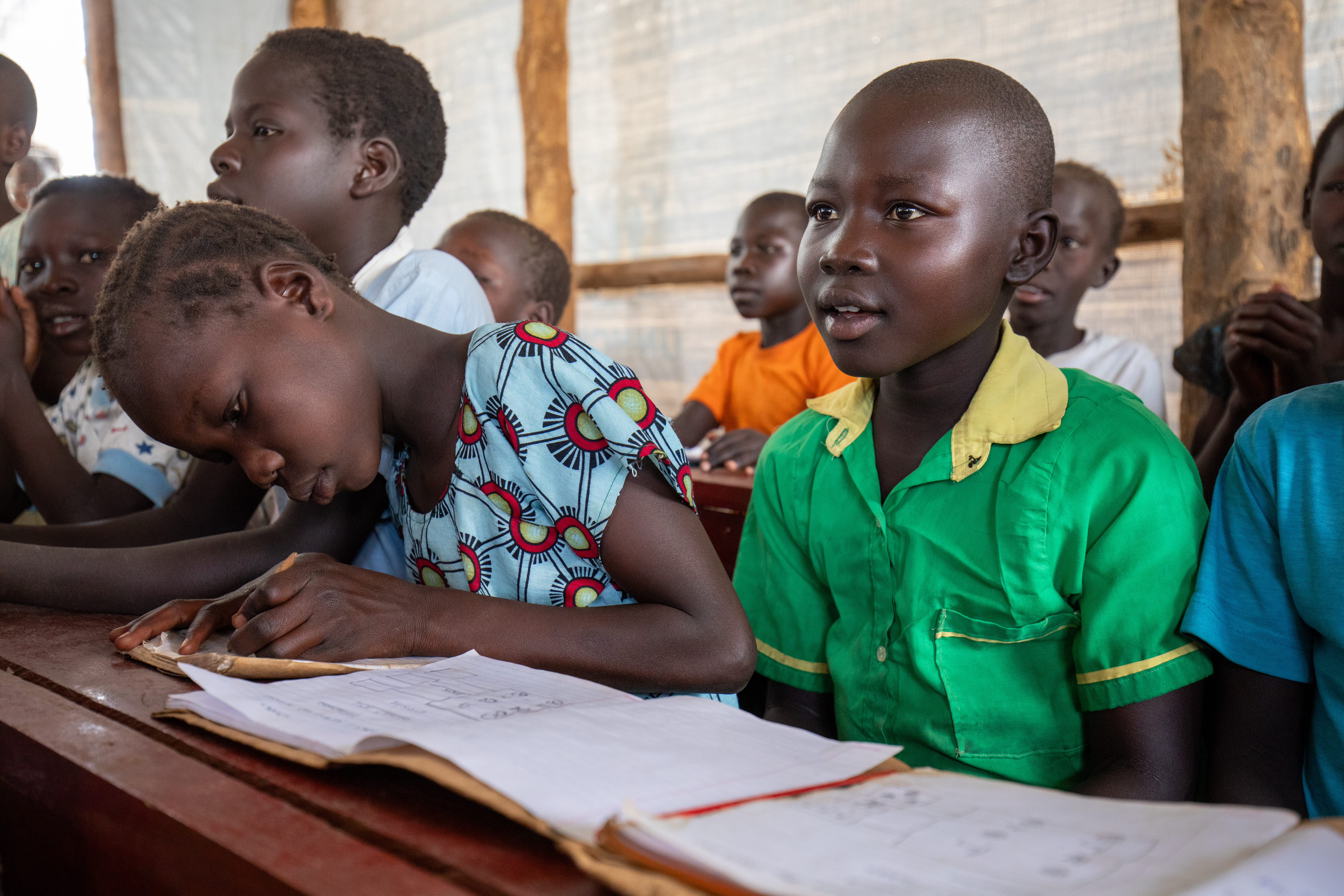 School in the Refugee Settlement