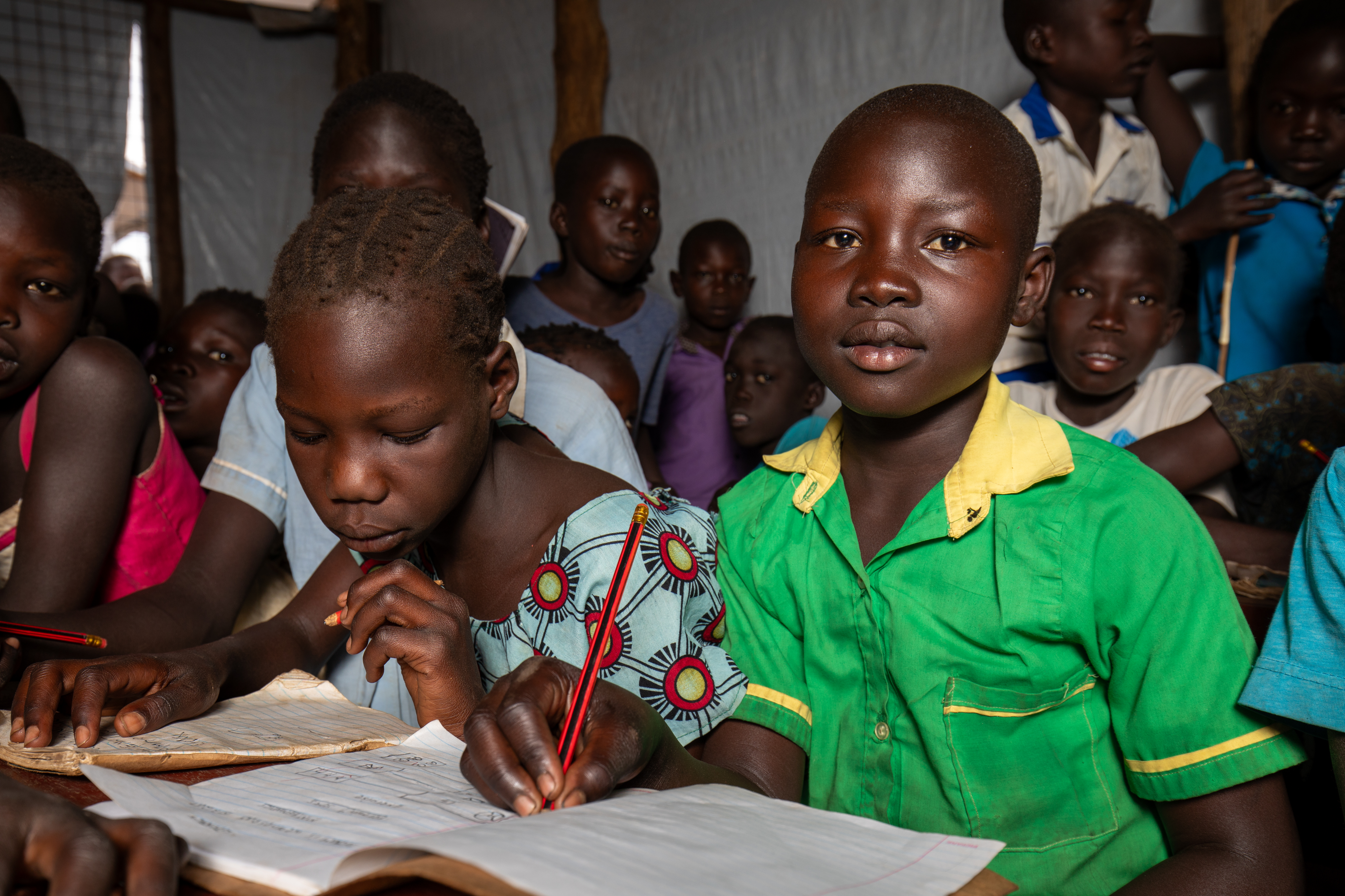 School in the Refugee Settlement