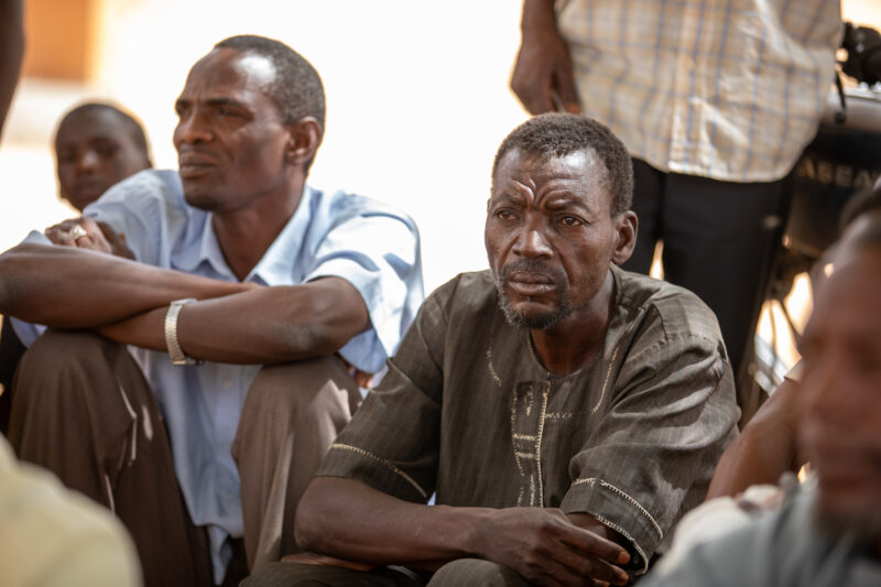 Men In Training — Men of a village in Niger, Africa attend a training program conducted by ADRA that sensitizes them to the importance of sending their Girls...
