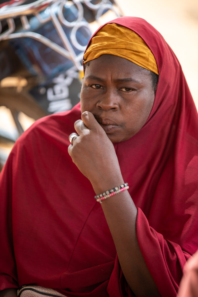 Women in Niger Attend Training — Women of a village in Niger, Africa attend a training program conducted by ADRA that sensitizes them to the importance of se...