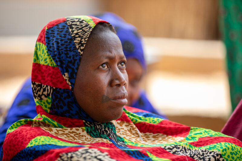 Women in Niger Attend Training — Women of a village in Niger, Africa attend a training program conducted by ADRA that sensitizes them to the importance of se...