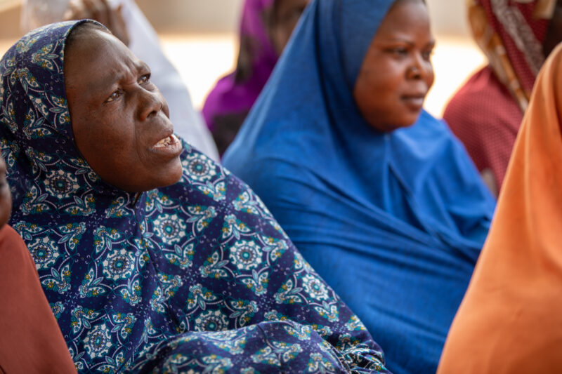 Women in Niger Attend Training — Women of a village in Niger, Africa attend a training program conducted by ADRA that sensitizes them to the importance of se...