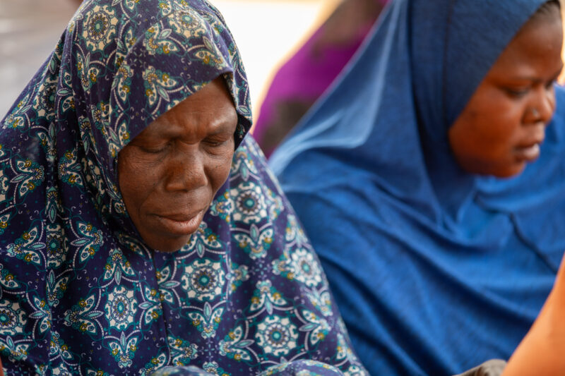Women in Niger Attend Training — Women of a village in Niger, Africa attend a training program conducted by ADRA that sensitizes them to the importance of se...
