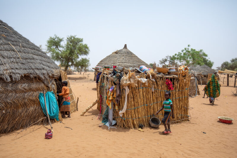 Rural Niger — Houses along the road in Niger, Africa — Africa, Education, Niger, Person