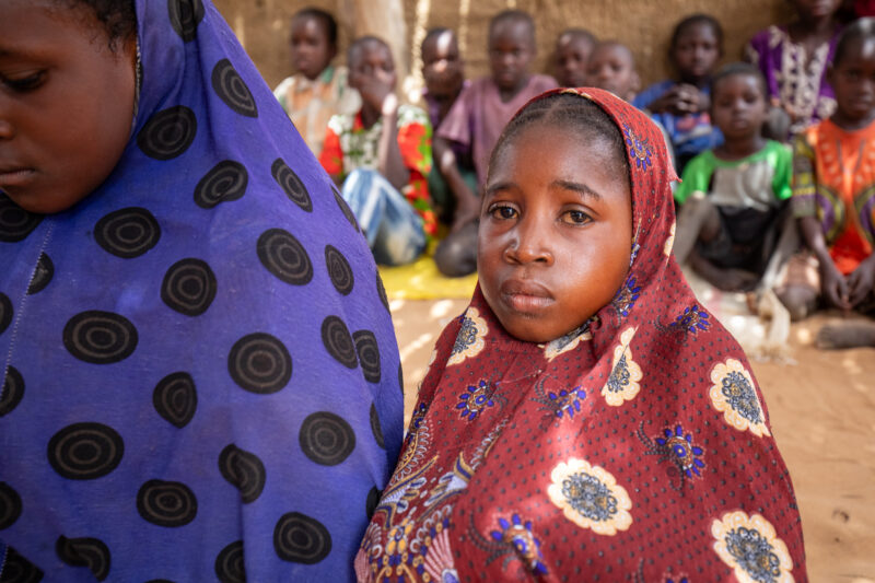 Temporary Classroom — Students in Niger, Africa, attend school in a classroom made of mud and sticks. — Africa, Child, Complementary Colors, Education, Eyes ...