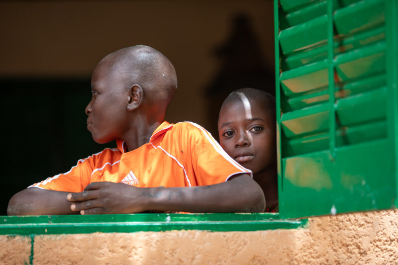 New Classroom — Africa, Child, Complementary Colors, Education, Eyes Open