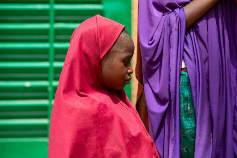 Students Outside their New School — Happy Student stand outside their new school provided by ADRA Norway — Africa, Colorful, Complementary Colors, Education,...