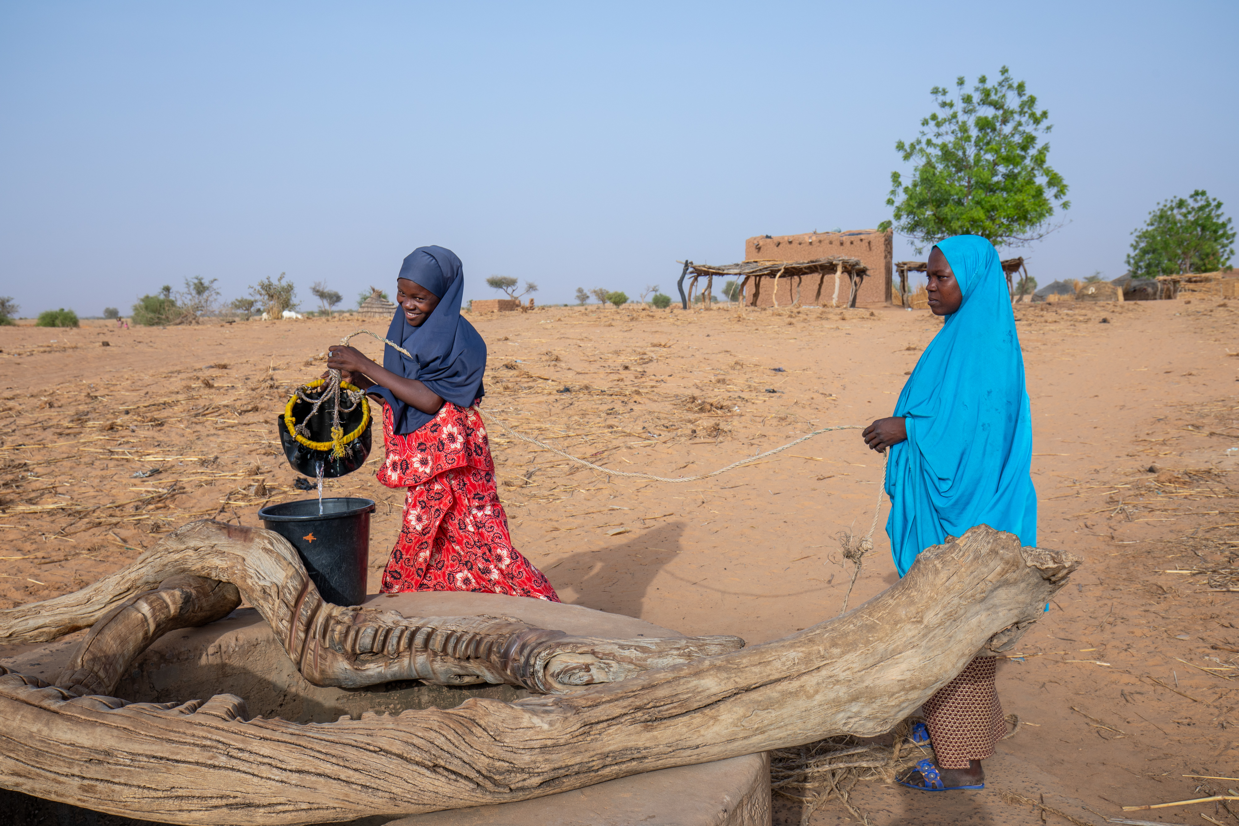 Collecting Water in Niger