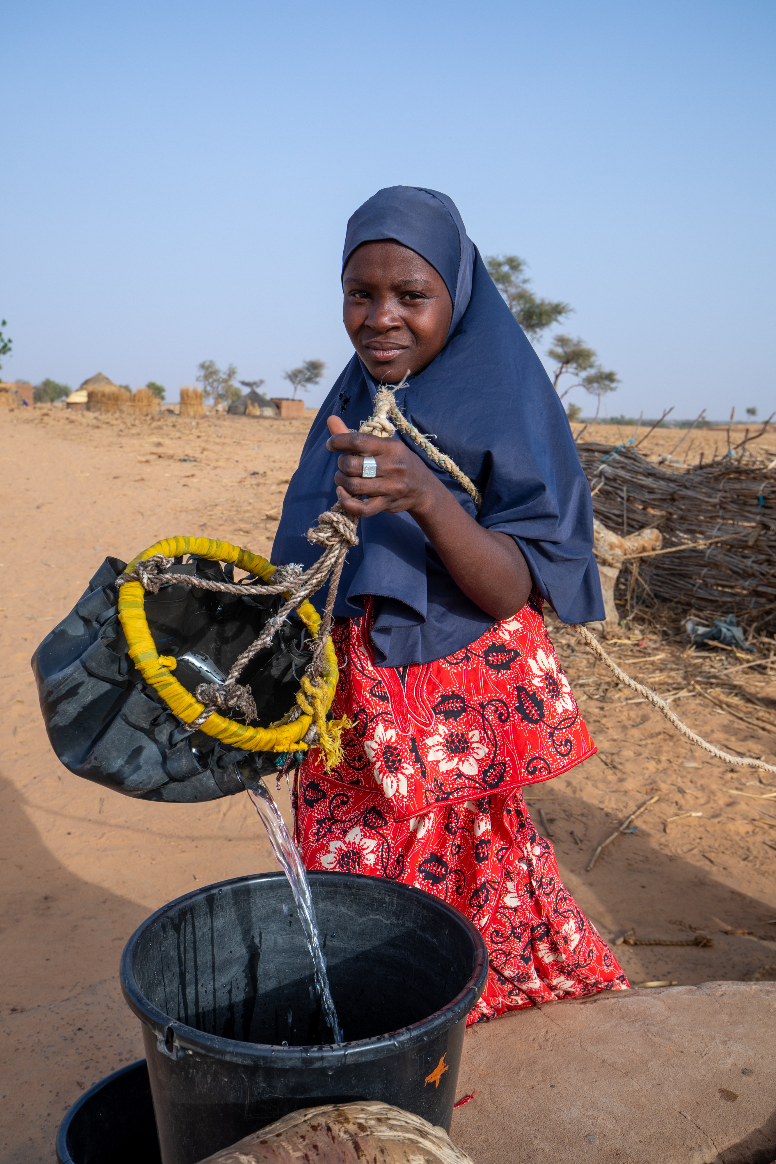 Collecting Water in Niger