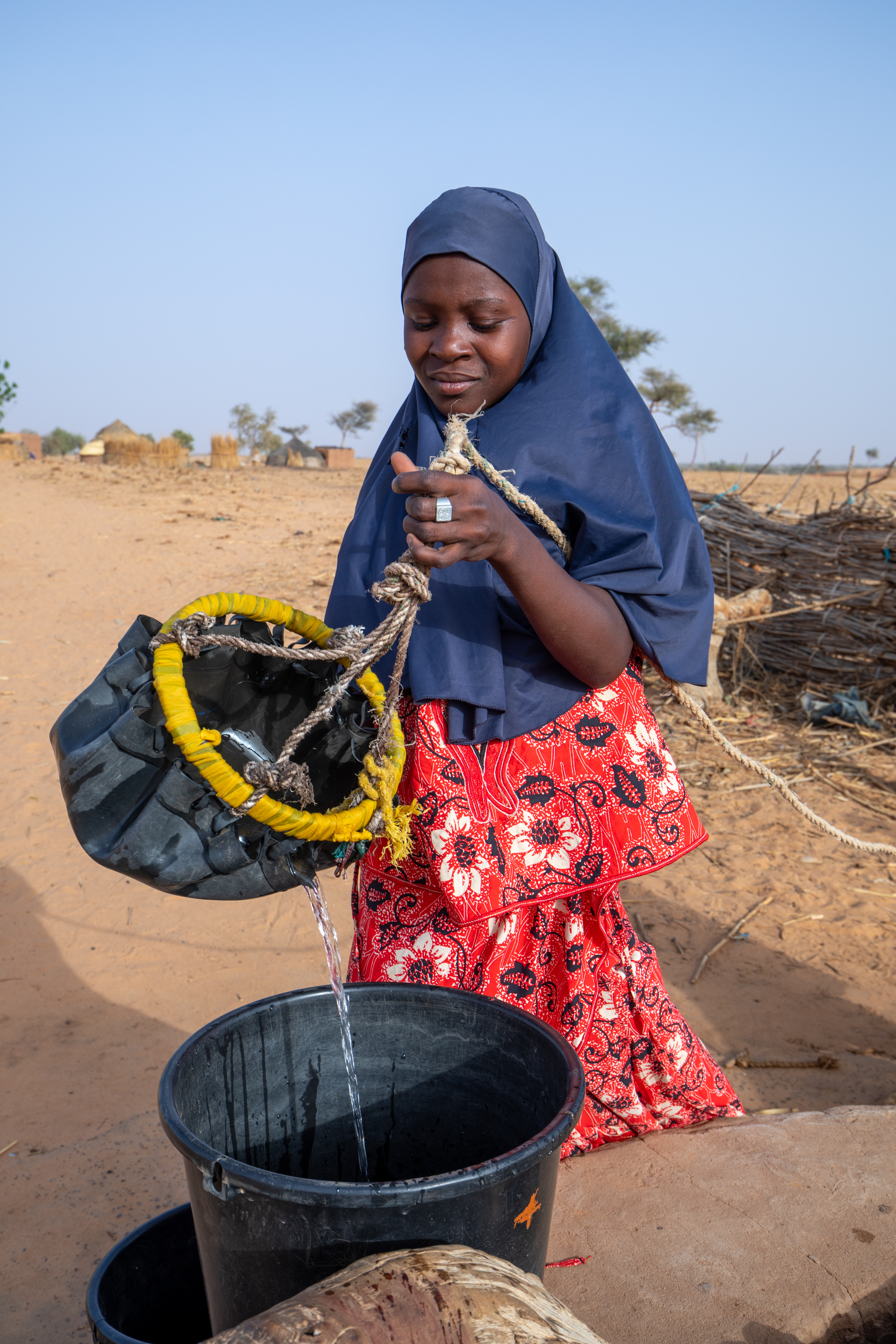 Collecting Water in Niger