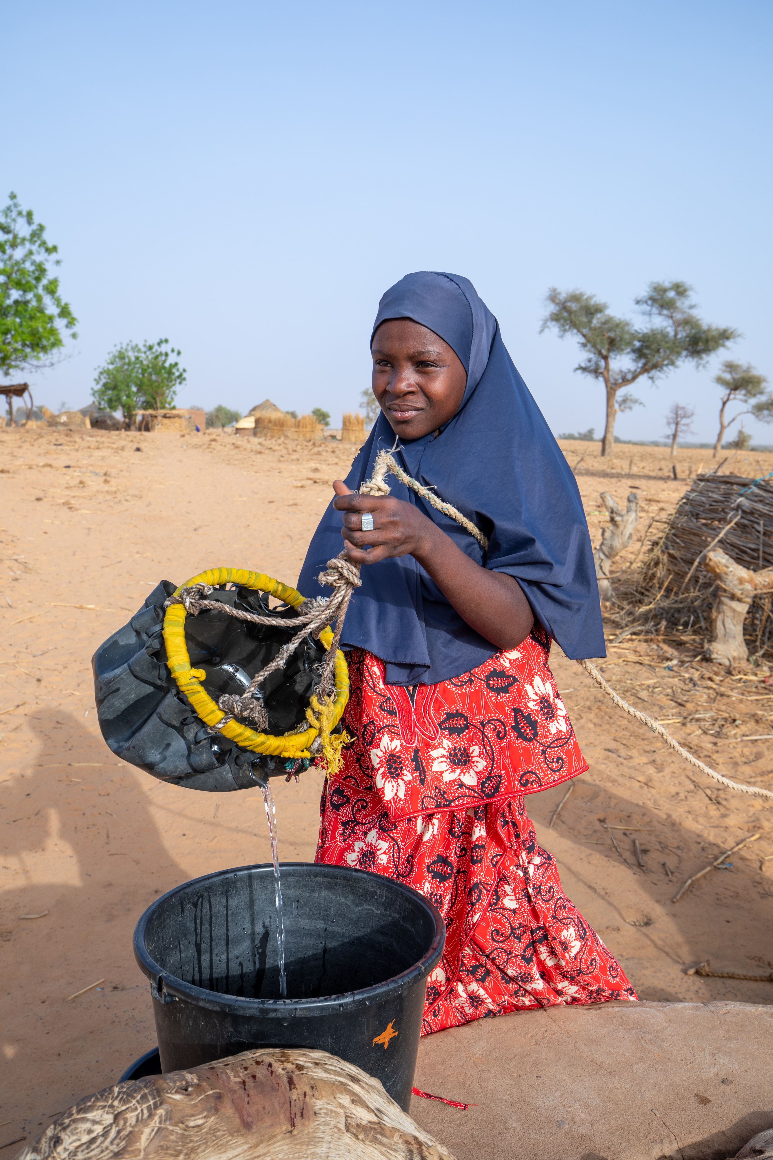 Collecting Water in Niger
