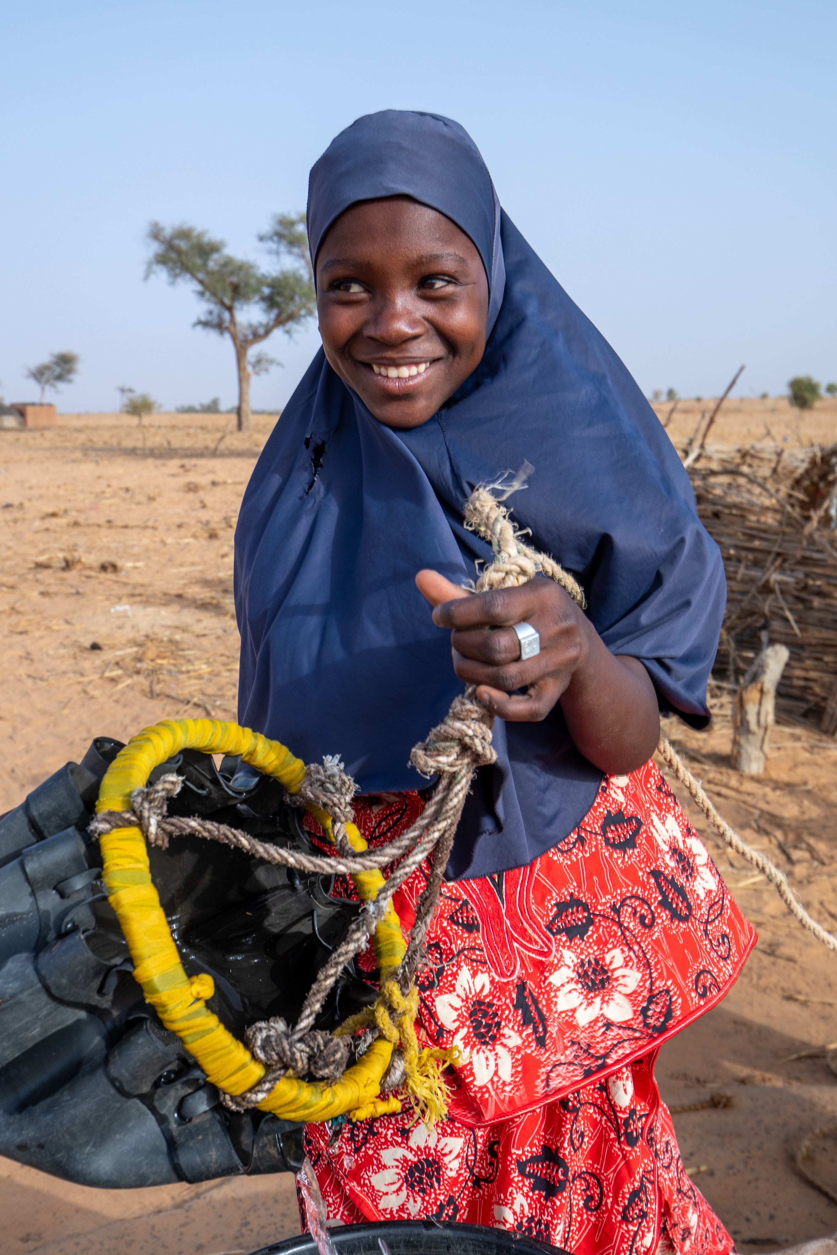 Collecting Water in Niger
