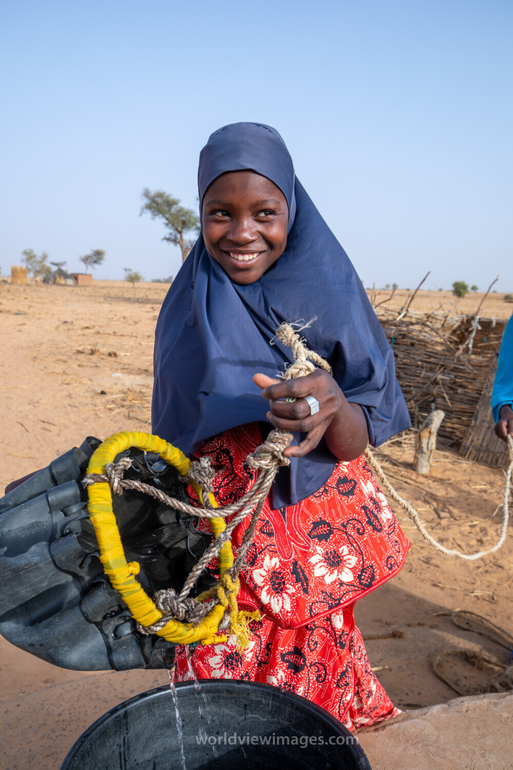 Collecting Water in Niger