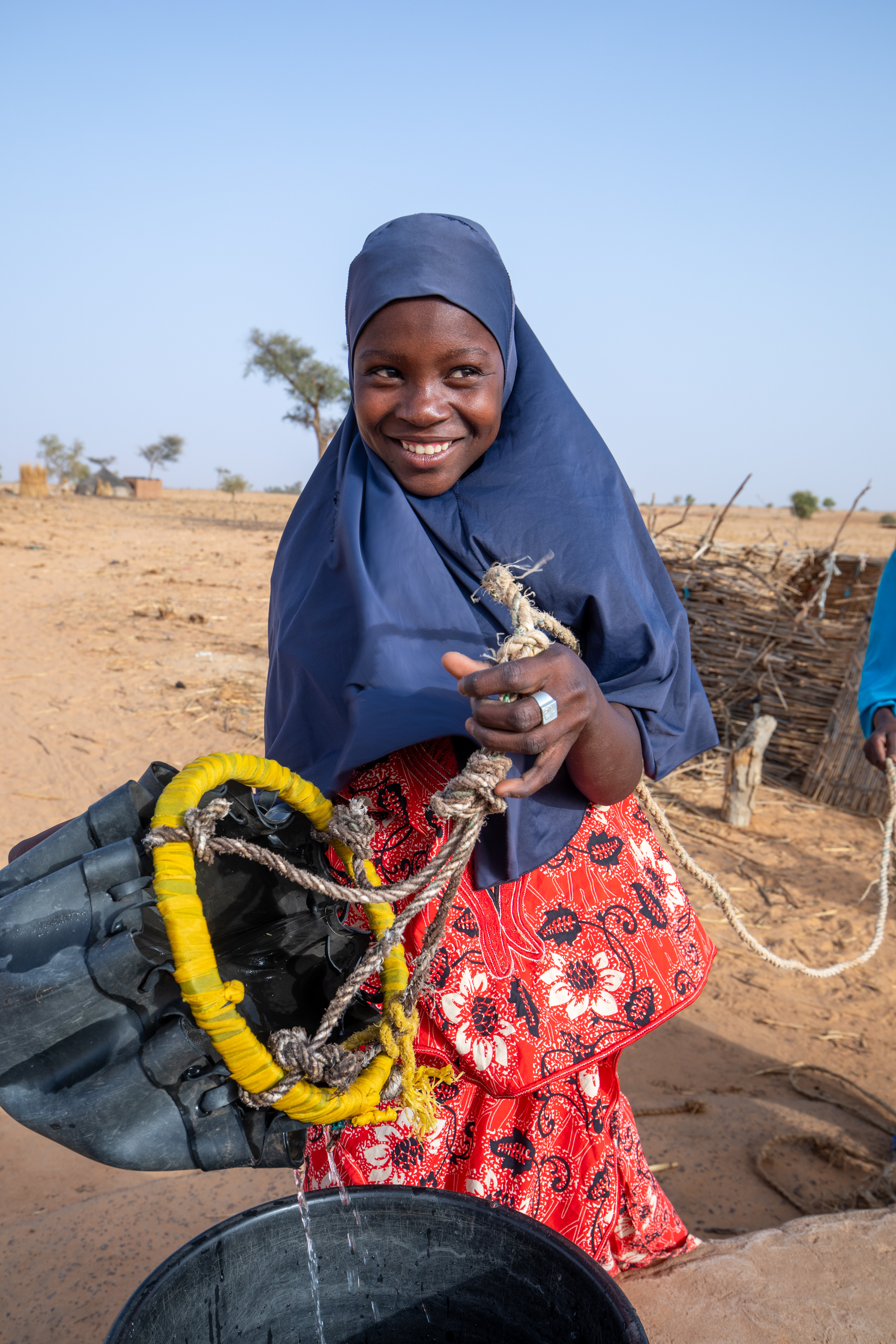 Collecting Water in Niger