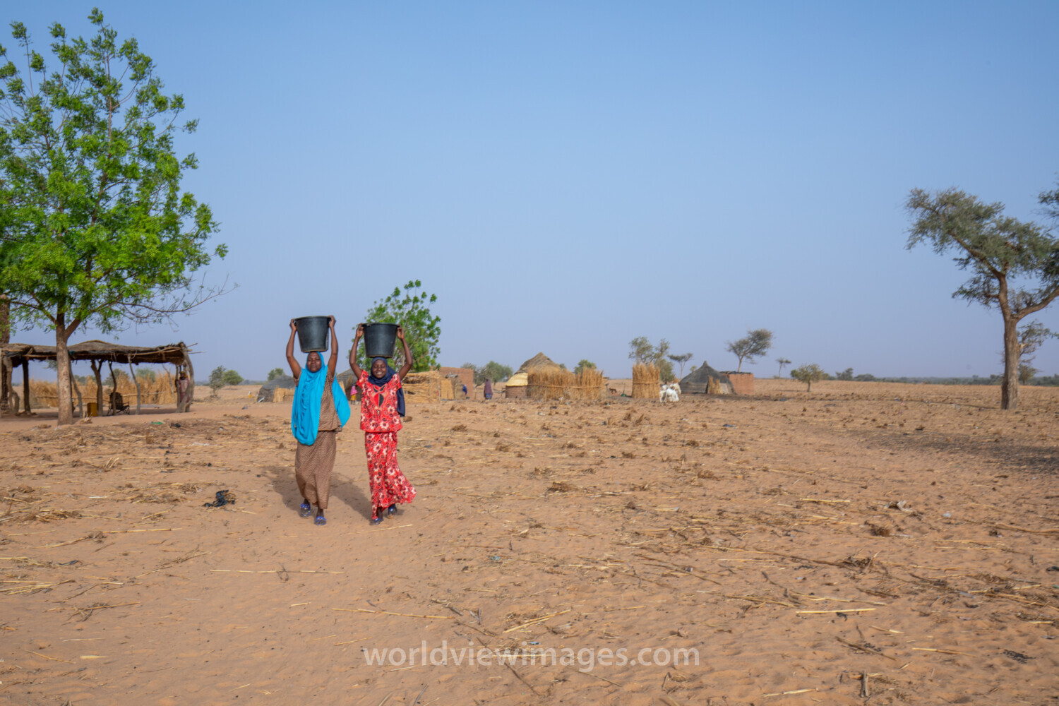 Collecting Water in Niger