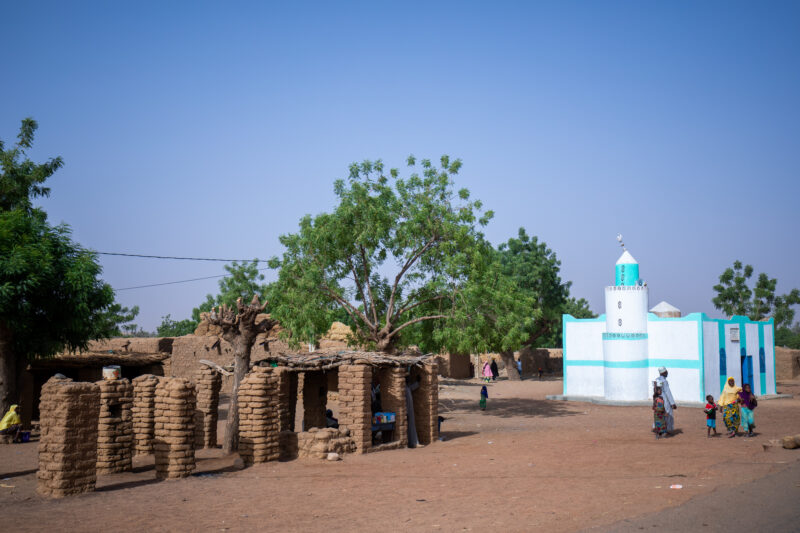 Mosque in the Desert — Primarily a Muslum country, Niger has a mosque in every village. — Africa, Architecture, Building, Education, Niger