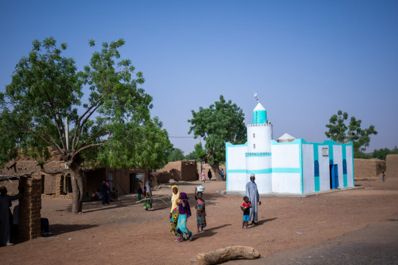 Mosque in the Desert — Primarily a Muslum country, Niger has a mosque in every village. — Africa, Architecture, Building, Education, Niger