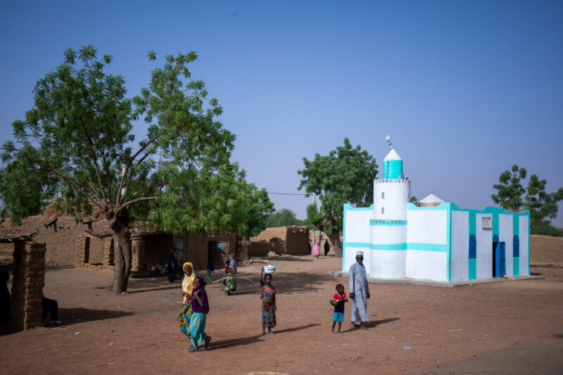 Mosque in the Desert — Primarily a Muslum country, Niger has a mosque in every village. — Africa, Architecture, Building, Education, Niger
