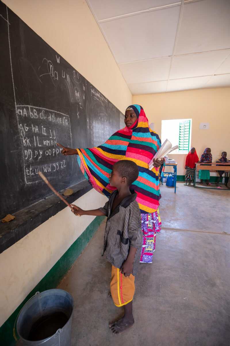 Niger2019__4749 — Africa, Education, Eyes Closed, Female, Frontal Face