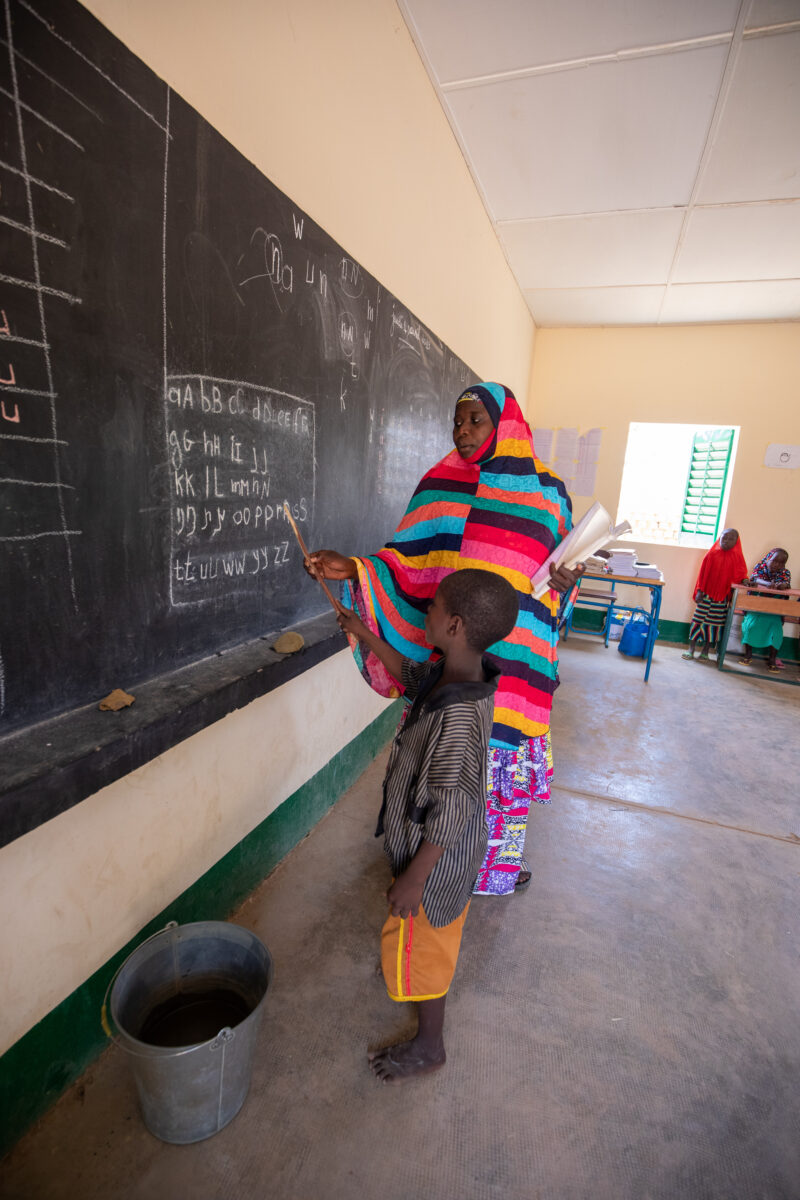 Niger2019__4751 — Adult, Africa, Education, Eyes Closed, Frontal Face
