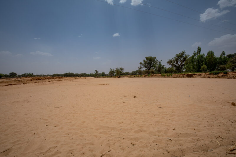 Dry Season — Fields in Niger, Africa, close to the Sahara deasert, lay bare during the driy season. — Africa, Desert, Education, Lowland, Nature