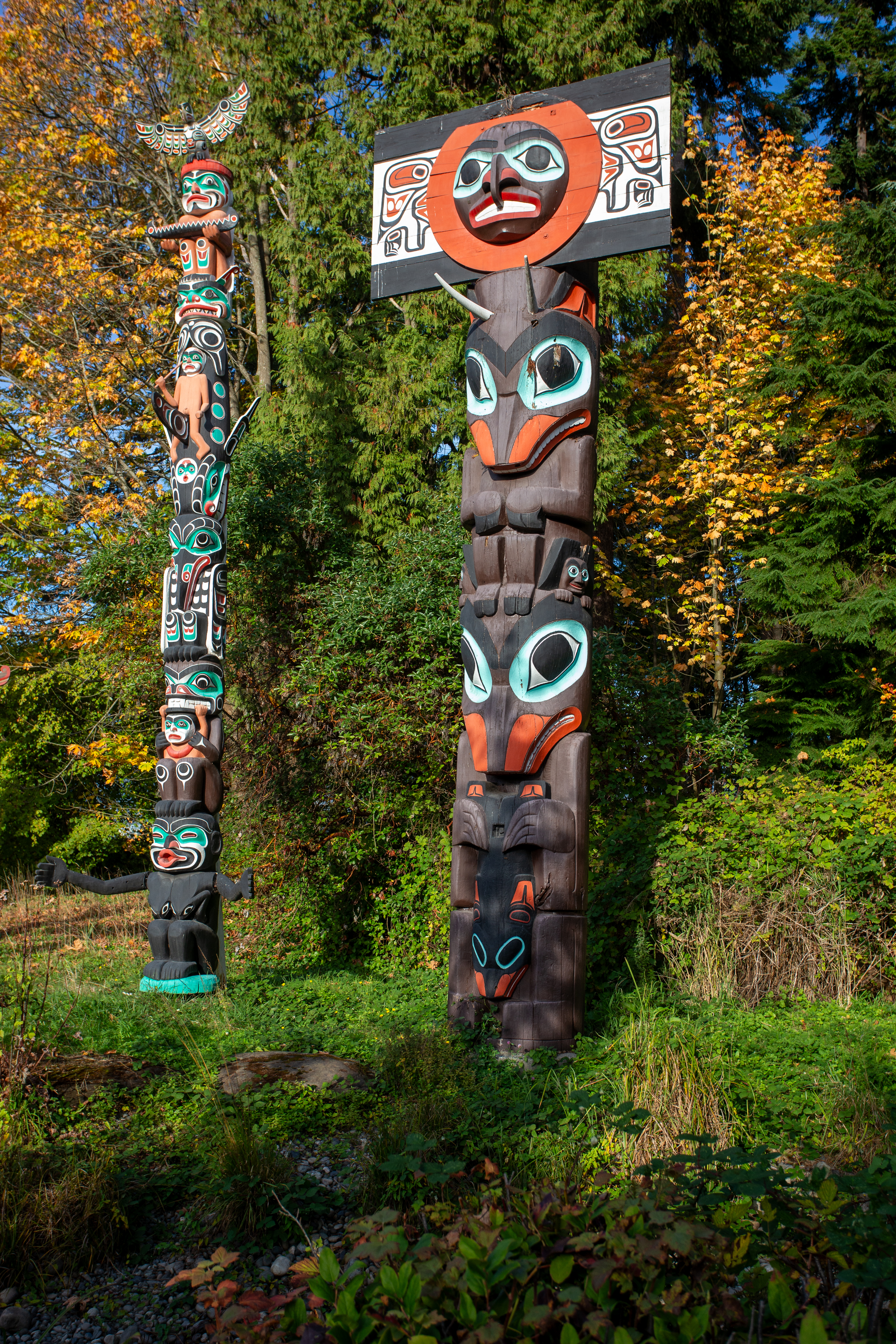 Totem Poles in Stanly Park