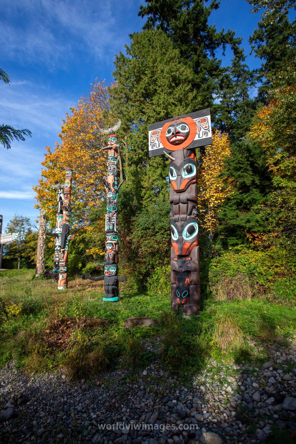 Totem Poles in Stanly Park