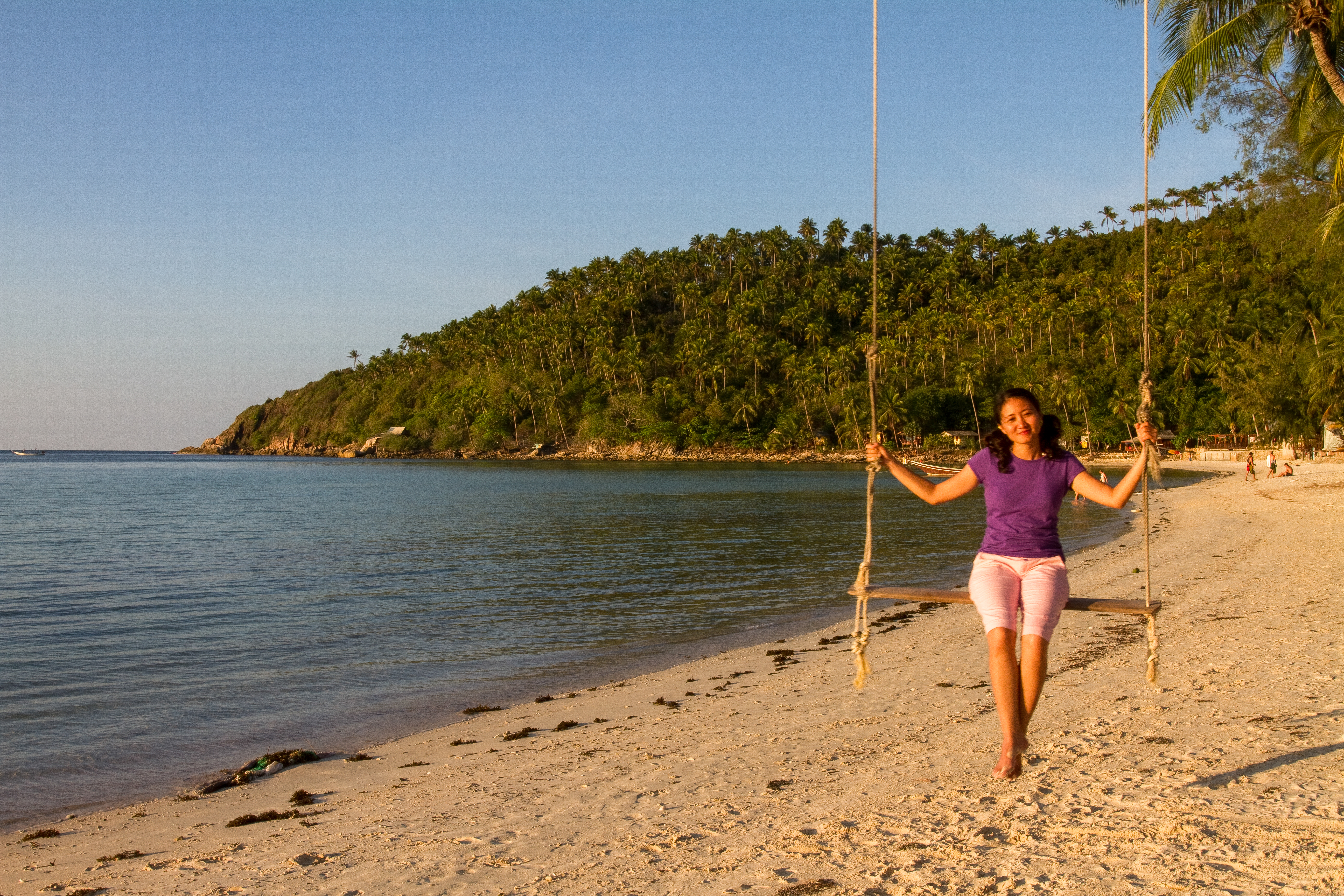 Swinging at the Beach
