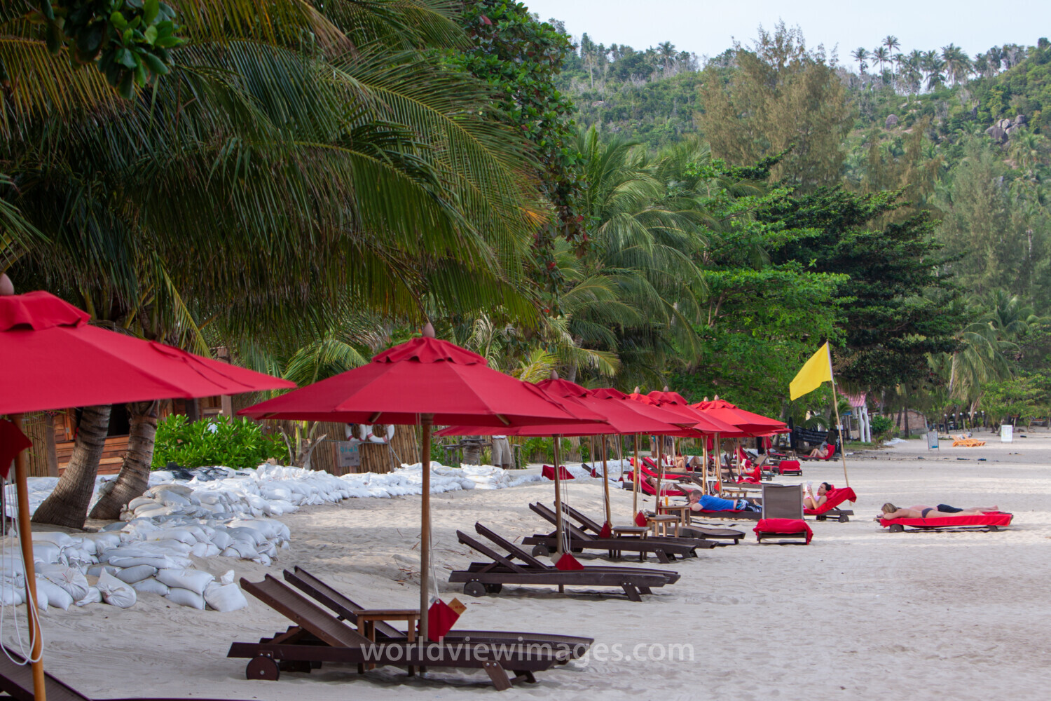 Relaxing on the Beach