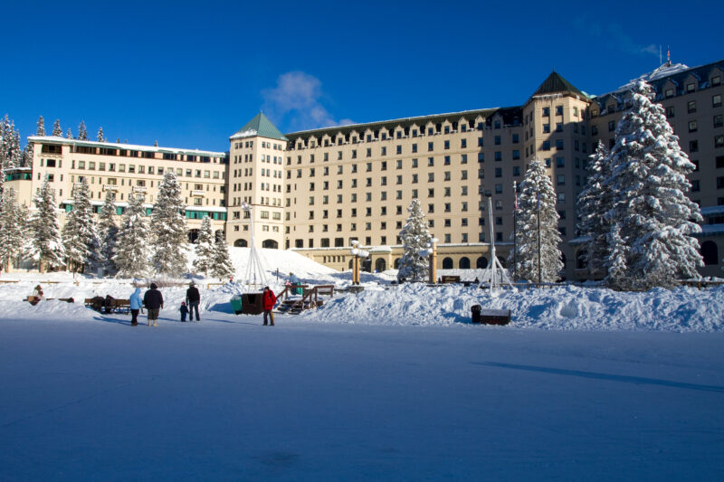 Fairmount Chateau at Lake Louise — Nature, Snow, Winter, Winter Landscape, Alberta