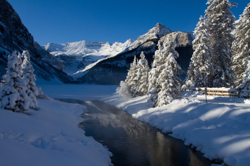 Lake Louise in Winter — Mountain, Nature, Snow, Winter, Winter Landscape